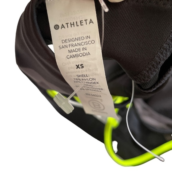 NWOT Athleta Freestyle Camo Triangle Bikini Swimsuit Top Swim Neutral - Picture 3 of 7